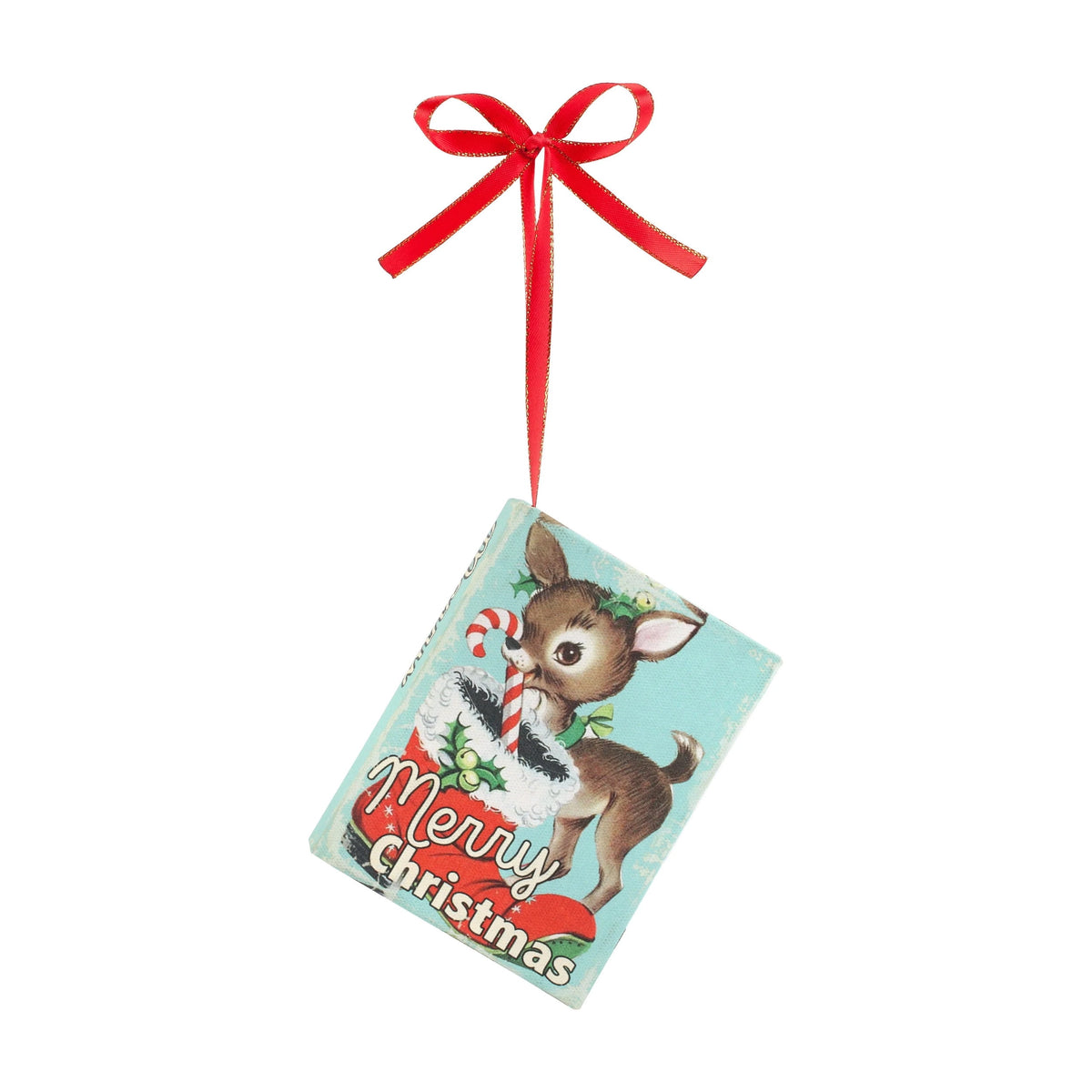 Mr. Christmas Nostalgic Musical Songbooks 3.75" Set of 4, Plays Music