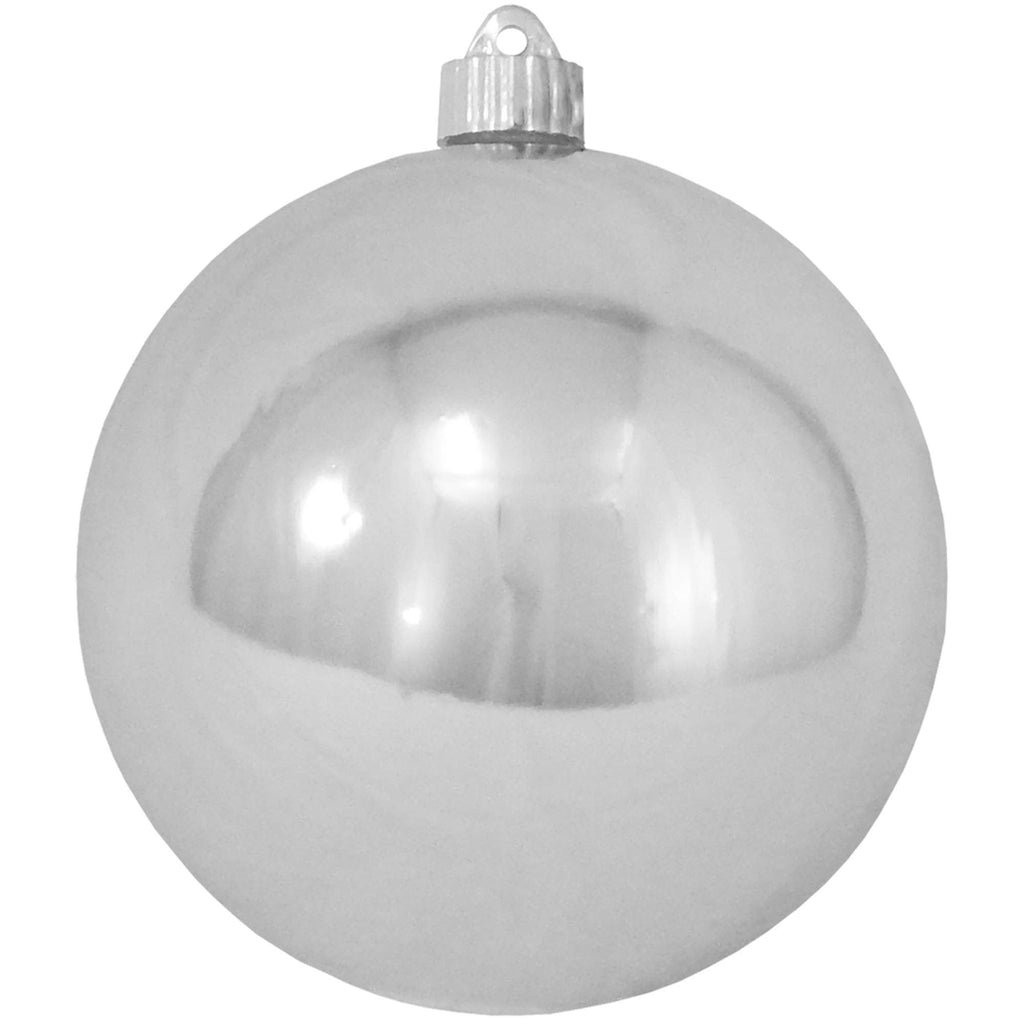Christmas By Krebs Ornament, Large Commercial Grade Indoor and Outdoor Shatterproof Plastic, UV and Water Resistant Ball Ornament Decorations (Shiny Azure Blue, 12 inch (300mm))