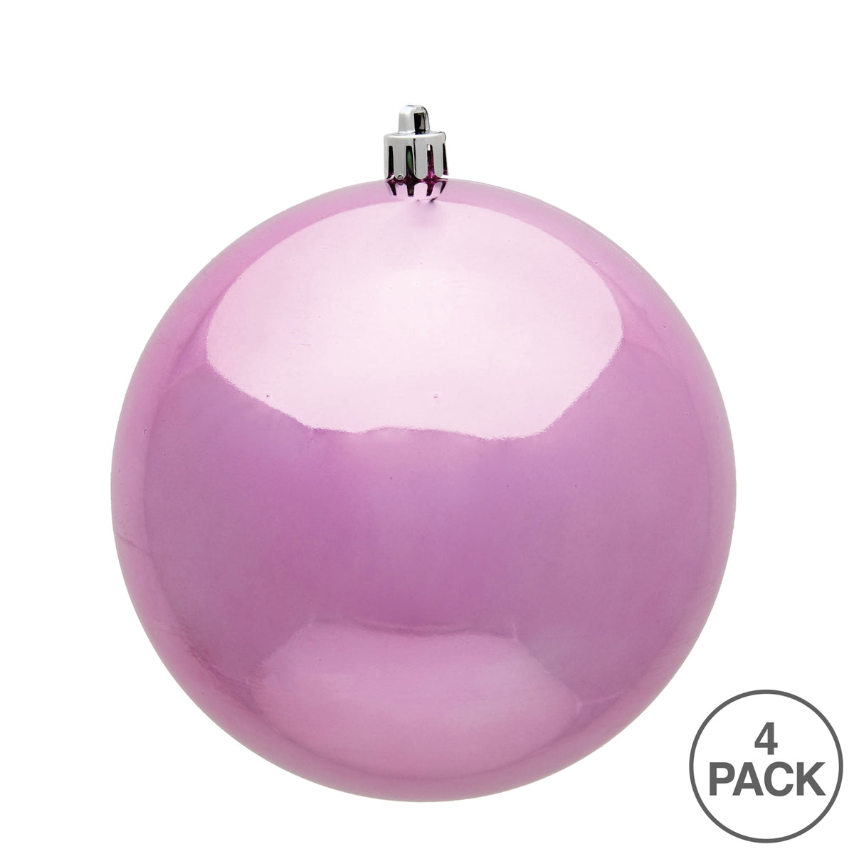 Vickerman 6" Moss Green Sequin Ball Ornament, 4 per Bag