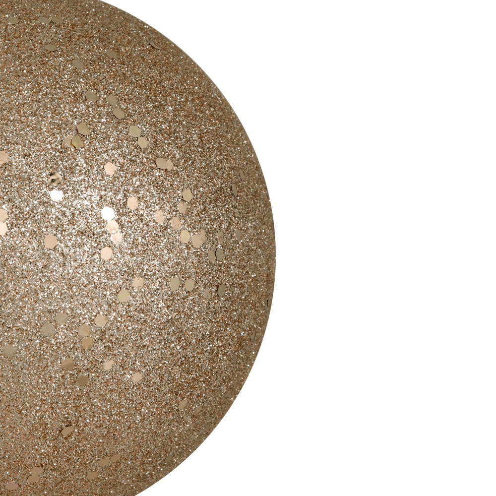 Vickerman 6" Oat Sequin Ball Ornament, 4 per Bag