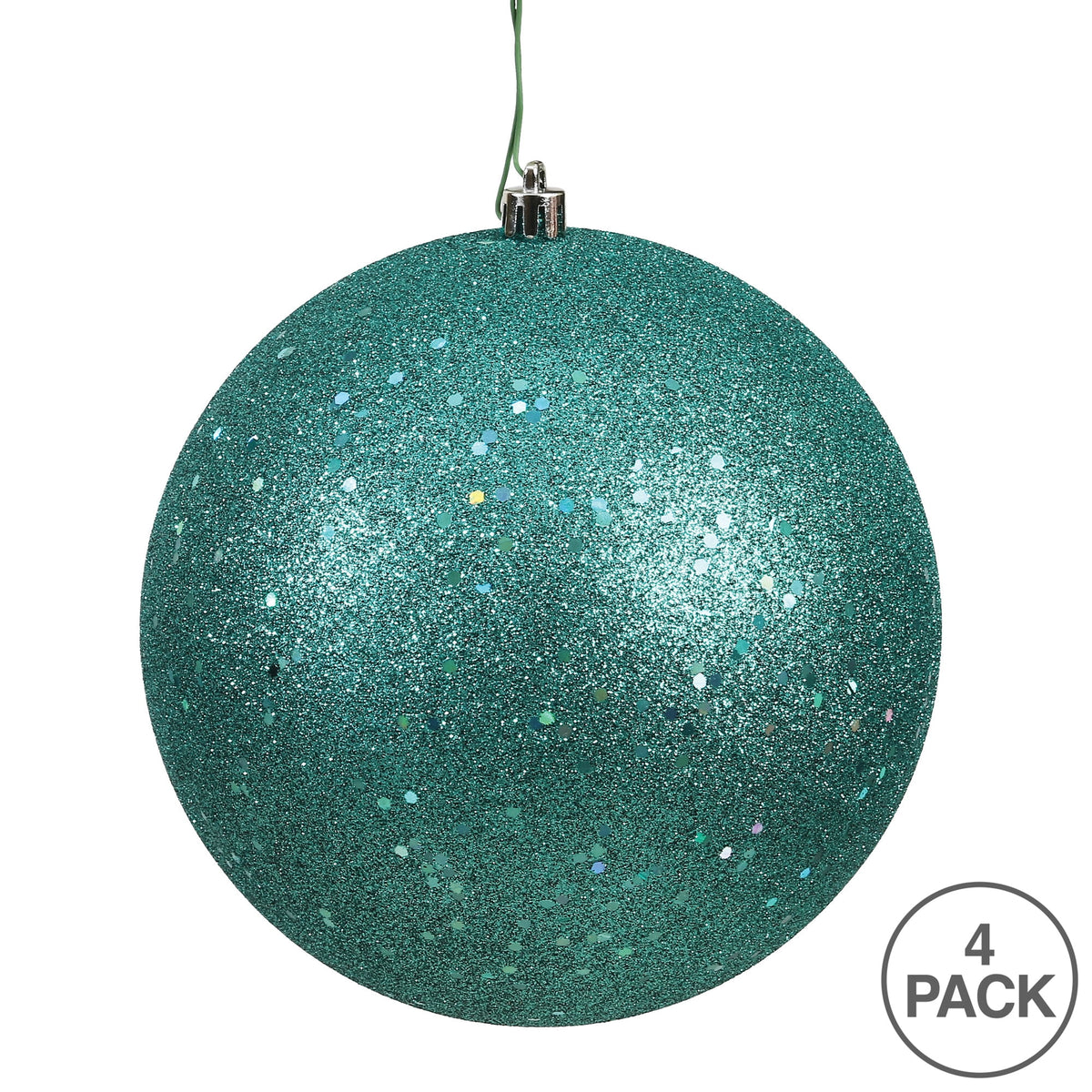 Vickerman 4.75" Midnight Blue Matte Ball Ornament, 4 per Bag