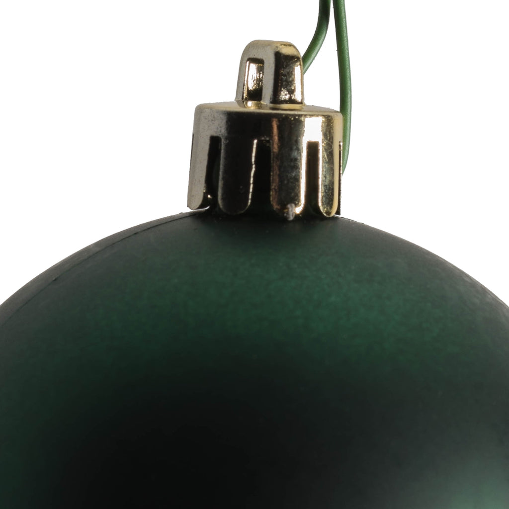 Vickerman 2.4" Christmas Ornament Ball, Silver Shiny Finish, Shatterproof Plastic, UV Resistant, Holiday Christmas Tree Decoration, 24 Pack