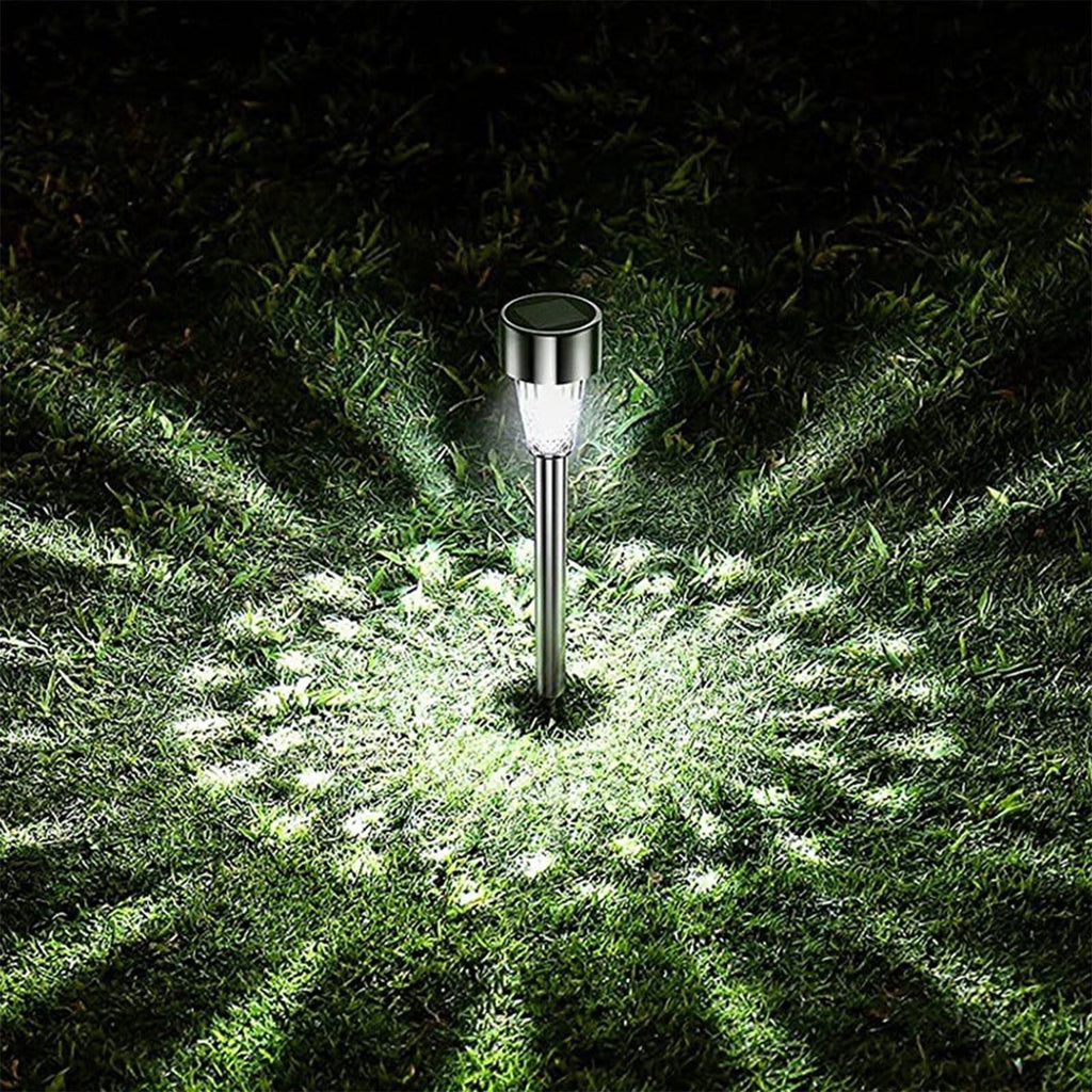 Ovzne Solar Lights for Outside Pathway 8 Pack, Super Bright Over 12 Hours Solar Walkway Driveway Lights, Waterproof Outdoor Solar Lights for Yard Garden Path Patio (10PCs:Cool White)