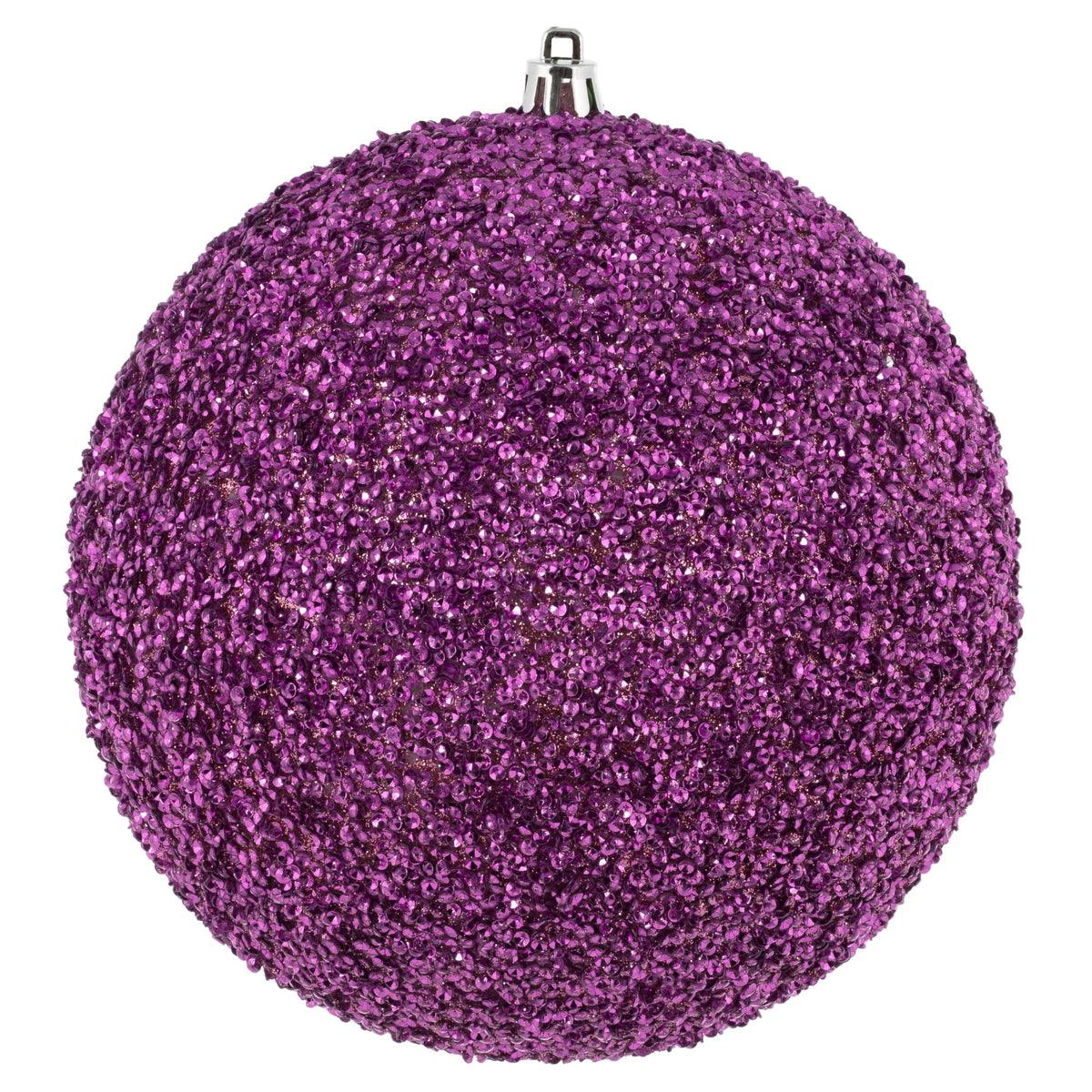 Vickerman 6" Turquoise Beaded Ball Ornament, 4 per Bag