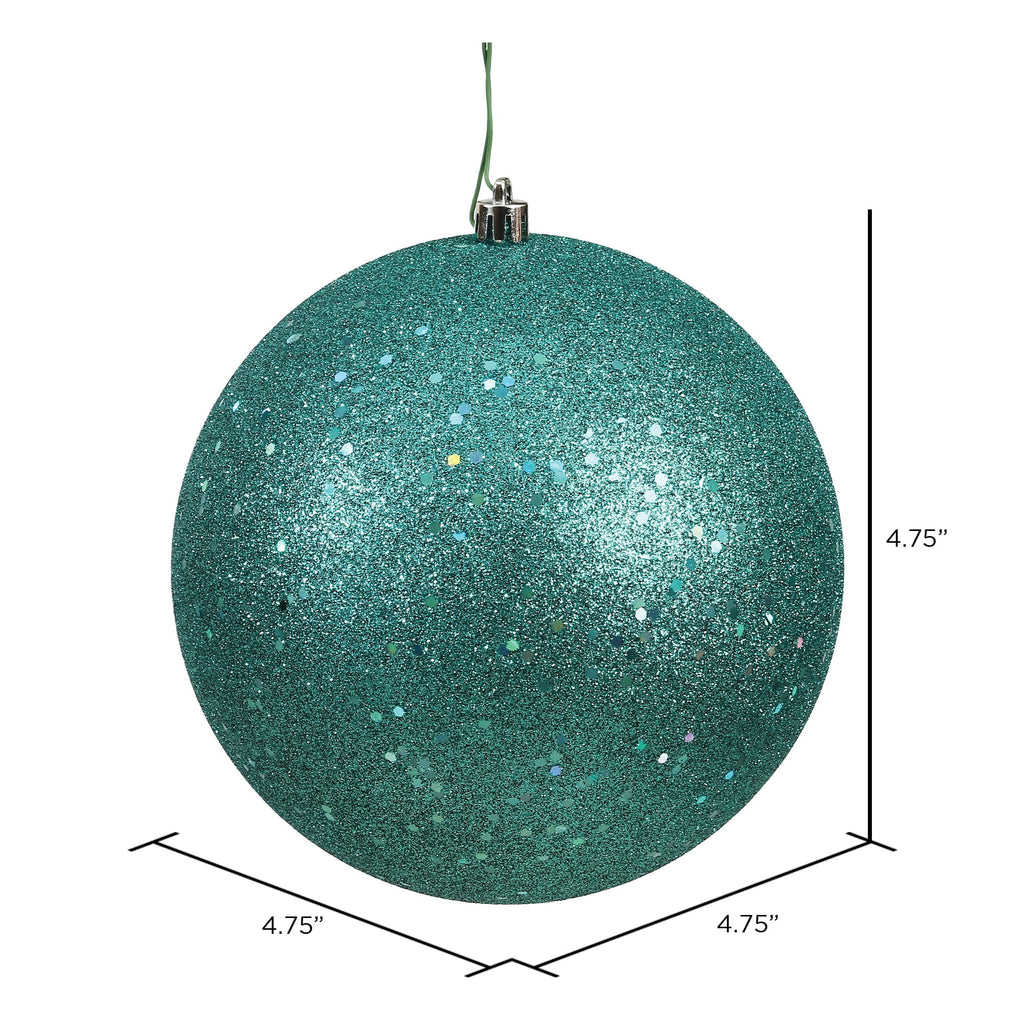 Vickerman 4.75" Midnight Blue Matte Ball Ornament, 4 per Bag