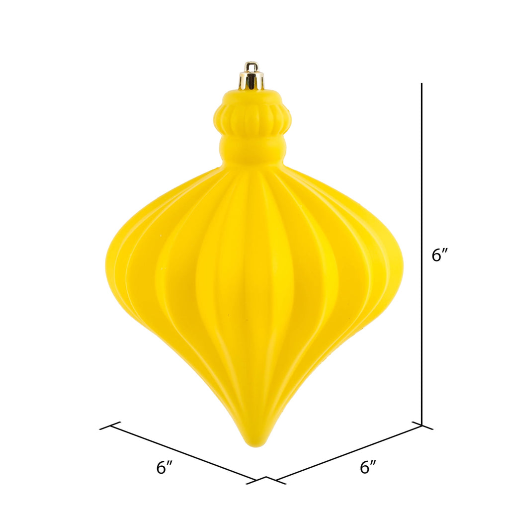 Vickerman 6" Periwinkle Matte Onion Drop 4/Bg