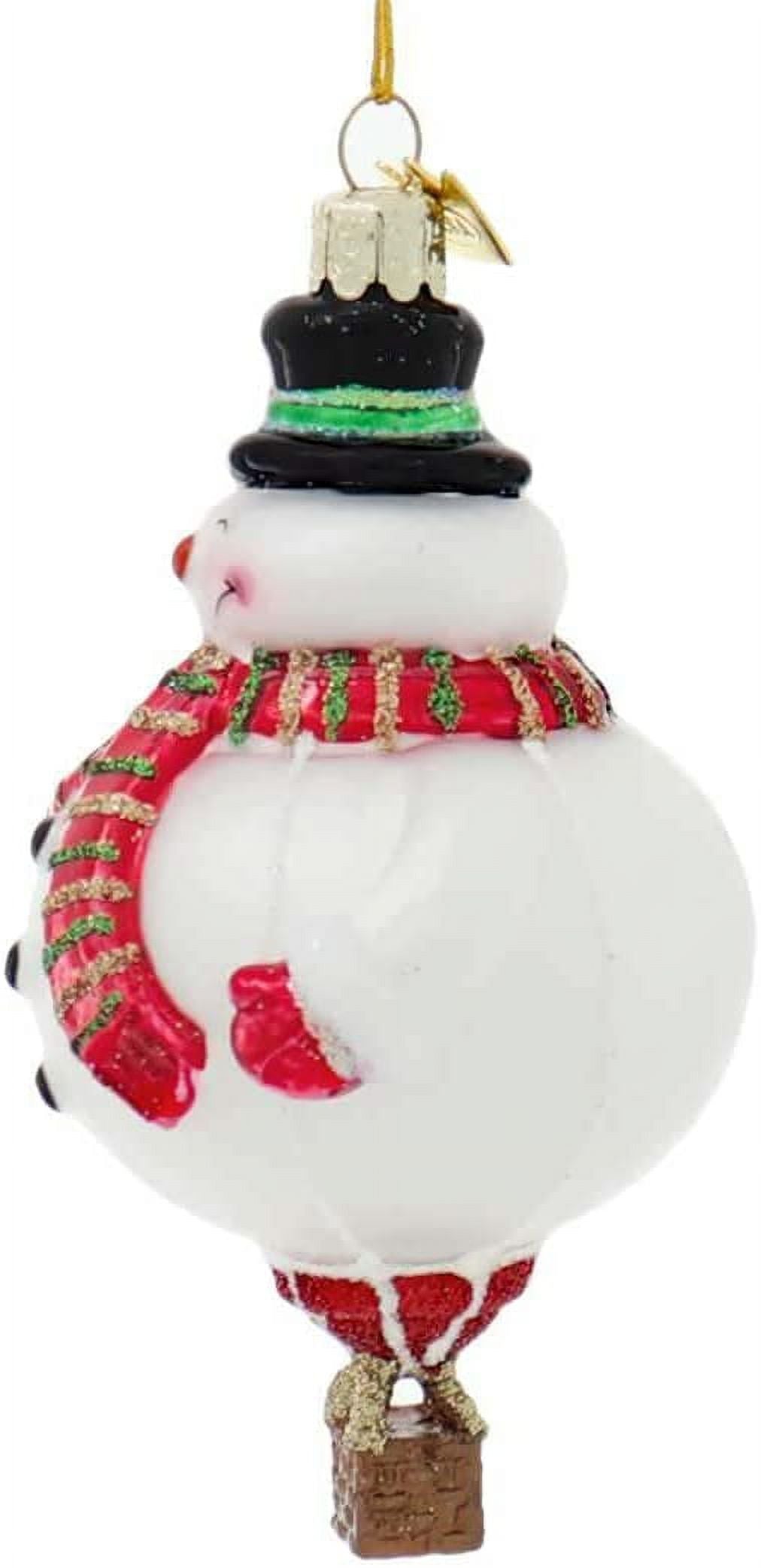 Kurt Adler Noble Gems Hot Air Balloon Ornament Set of 3