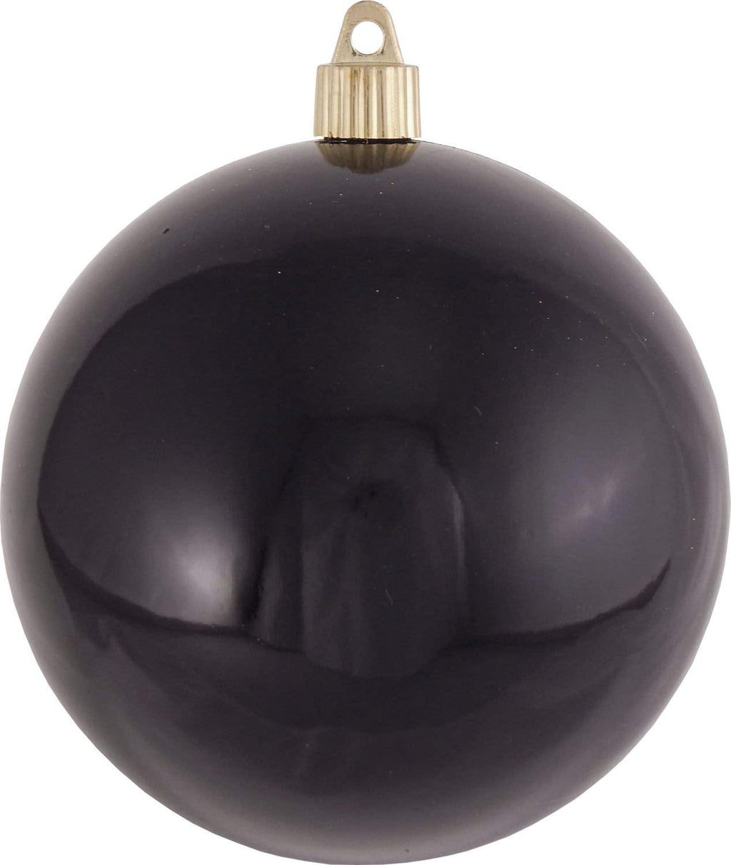 Christmas By Krebs Ornament, Large Commercial Grade Indoor and Outdoor Shatterproof Plastic, UV and Water Resistant Ball Ornament Decorations (Shiny Azure Blue, 12 inch (300mm))