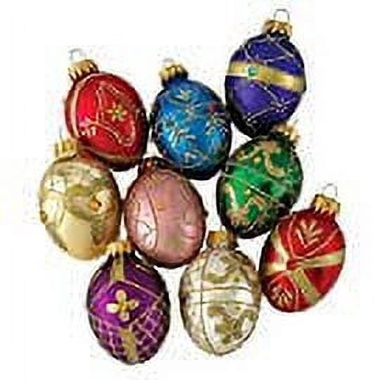 Kurt Adler Early Years Glass Ornament, 2.5-Inch, Set of 12