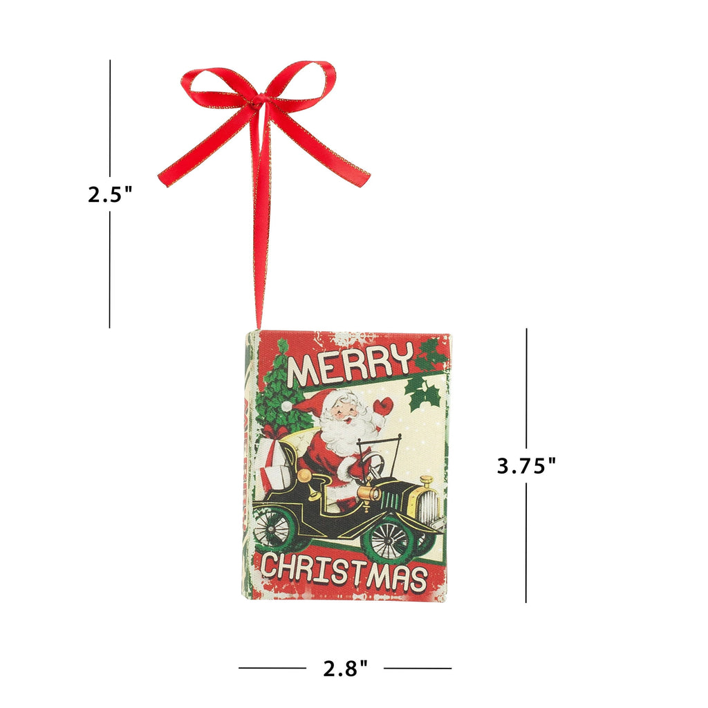 Mr. Christmas Nostalgic Musical Songbooks 3.75" Set of 4, Plays Music