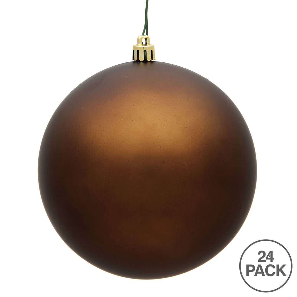 Vickerman 2.4" Christmas Ornament Ball, Silver Shiny Finish, Shatterproof Plastic, UV Resistant, Holiday Christmas Tree Decoration, 24 Pack