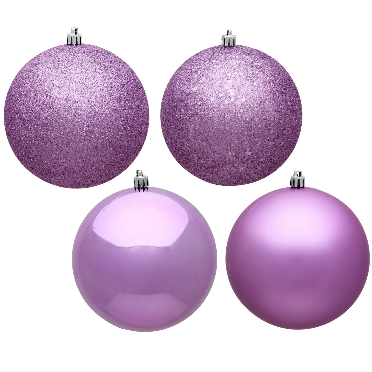 Vickerman 6" Moss Green Sequin Ball Ornament, 4 per Bag