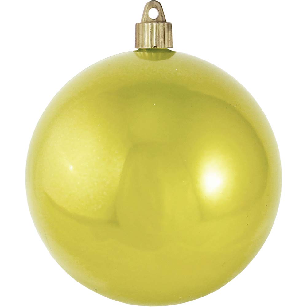 Christmas By Krebs Ornament, Large Commercial Grade Indoor and Outdoor Shatterproof Plastic, UV and Water Resistant Ball Ornament Decorations (Shiny Azure Blue, 12 inch (300mm))