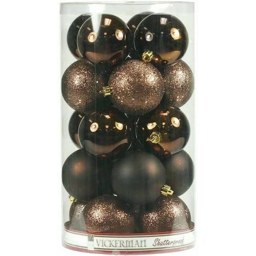 Vickerman 2.4" Baby Blue 4-Finish Ball Ornament Assortment, 60 per Box