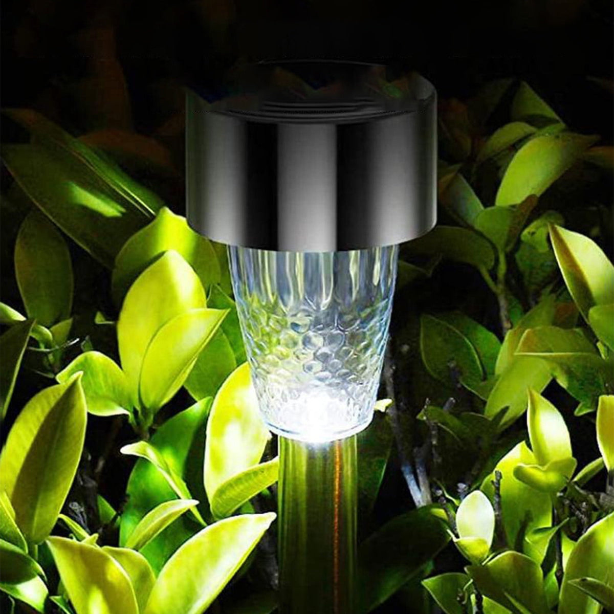 Ovzne Solar Lights for Outside Pathway 8 Pack, Super Bright Over 12 Hours Solar Walkway Driveway Lights, Waterproof Outdoor Solar Lights for Yard Garden Path Patio (10PCs:Cool White)
