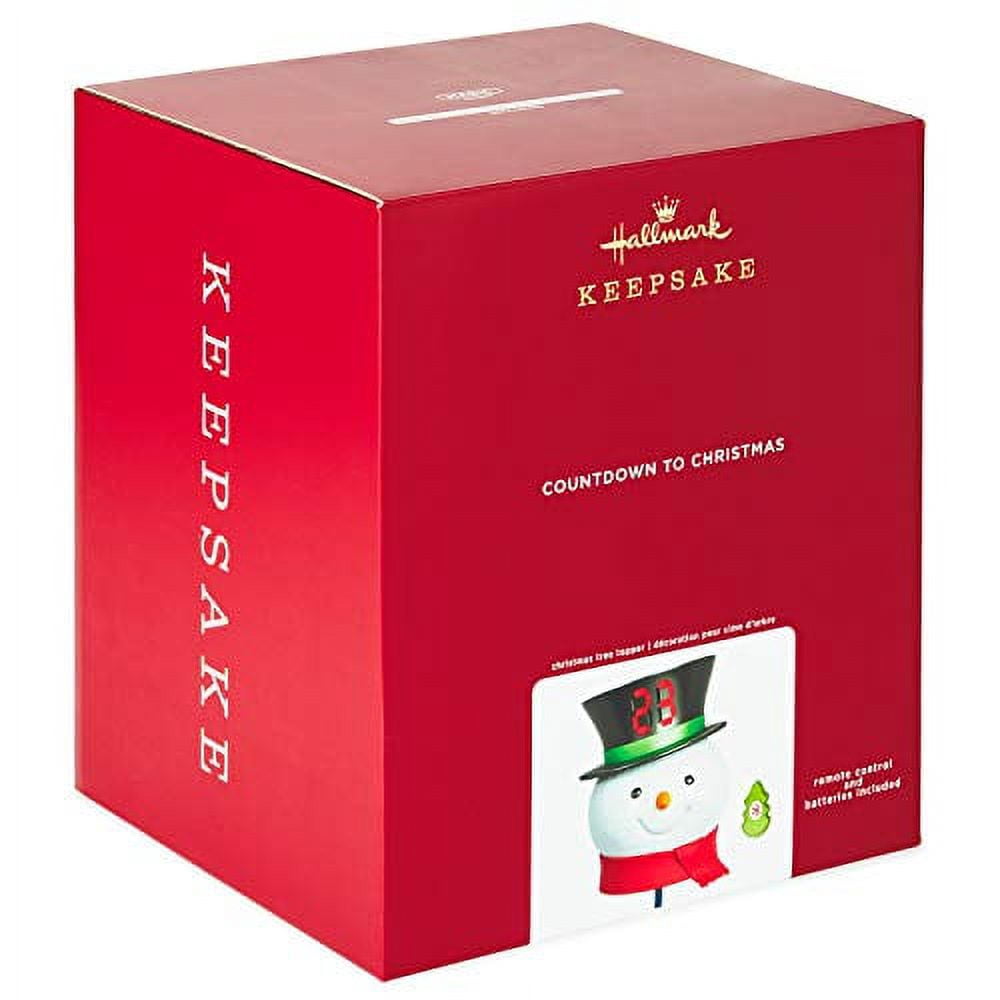 Countdown to Christmas Snowman Tree Topper, 2020 Hallmark Keepsake