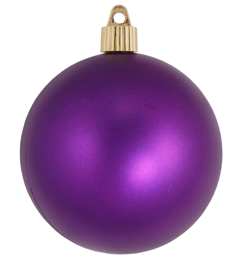 Christmas By Krebs Ornament, Large Commercial Grade Indoor and Outdoor Shatterproof Plastic, UV and Water Resistant Ball Ornament Decorations (Shiny Azure Blue, 12 inch (300mm))