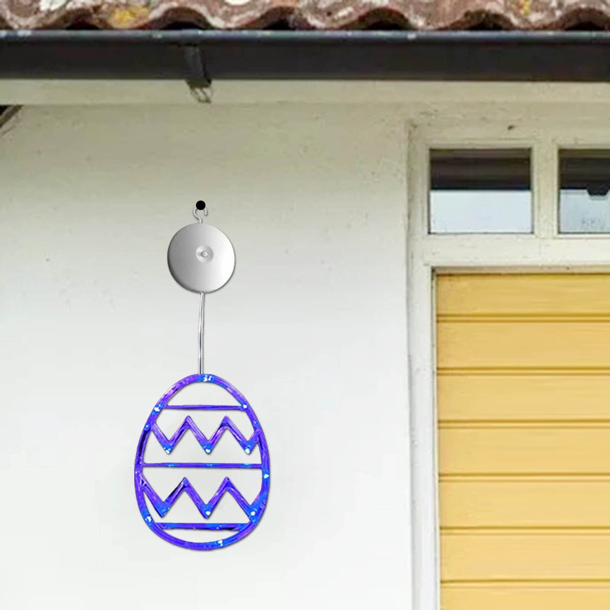 6 - Color Easter Lights with Colorful Eggs - Create Festive Atmosphere, Indoor/Outdoor Decoration, Ideal for Home & Night Lighting