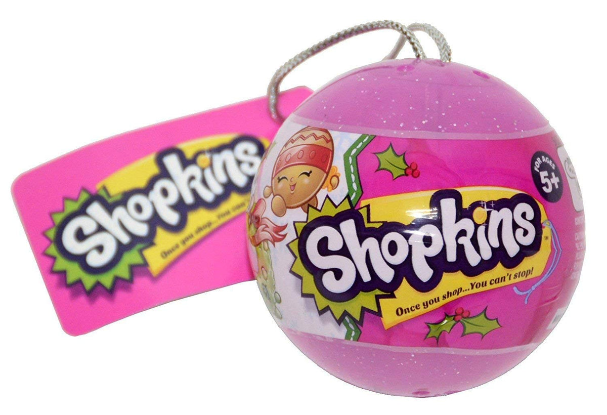 Bundle Set of 2 Shopkins Ornaments with 4 Shopkins Inside