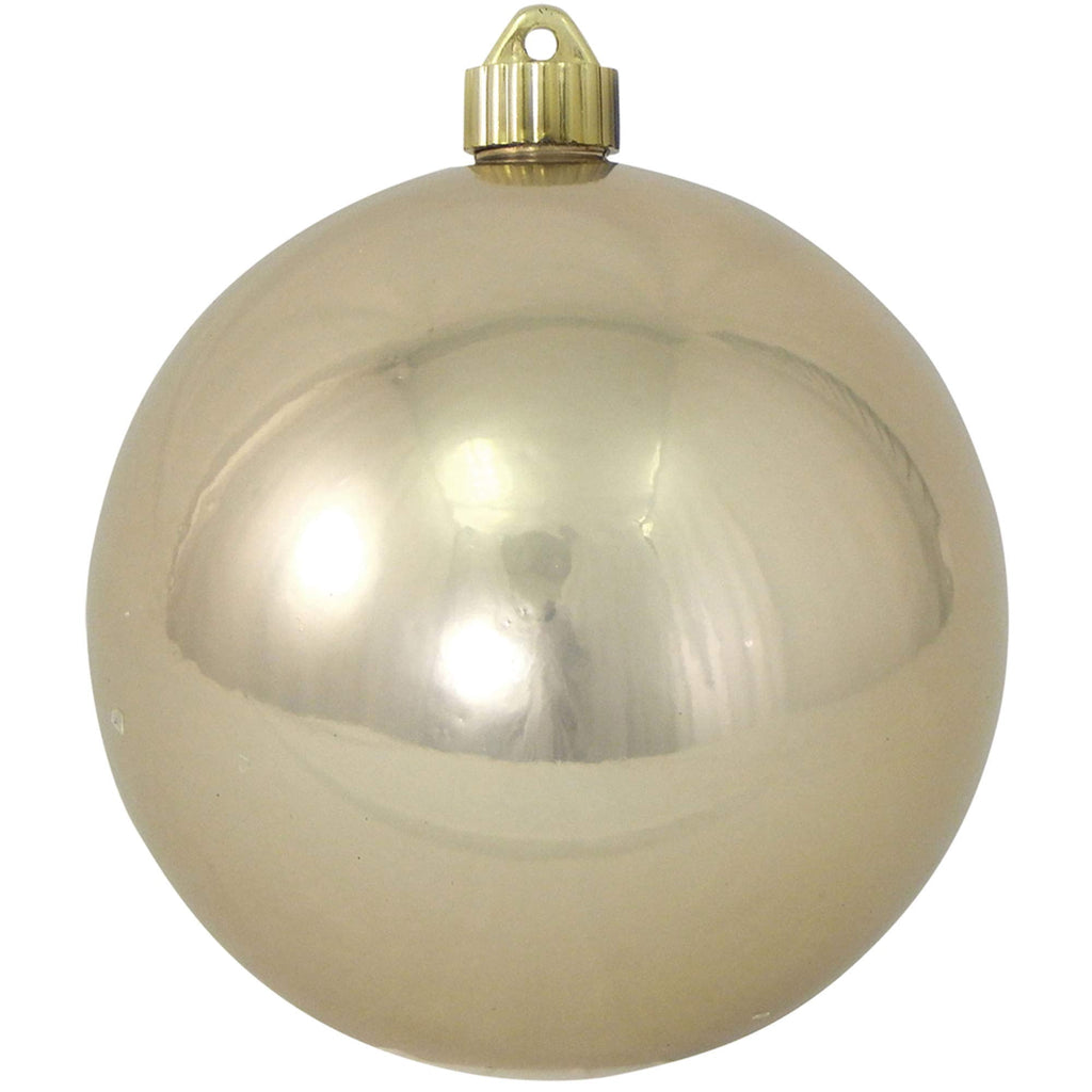 Christmas By Krebs Ornament, Large Commercial Grade Indoor and Outdoor Shatterproof Plastic, UV and Water Resistant Ball Ornament Decorations (Shiny Azure Blue, 12 inch (300mm))