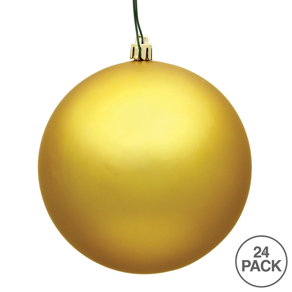 Vickerman 2.4" Christmas Ornament Ball, Silver Shiny Finish, Shatterproof Plastic, UV Resistant, Holiday Christmas Tree Decoration, 24 Pack