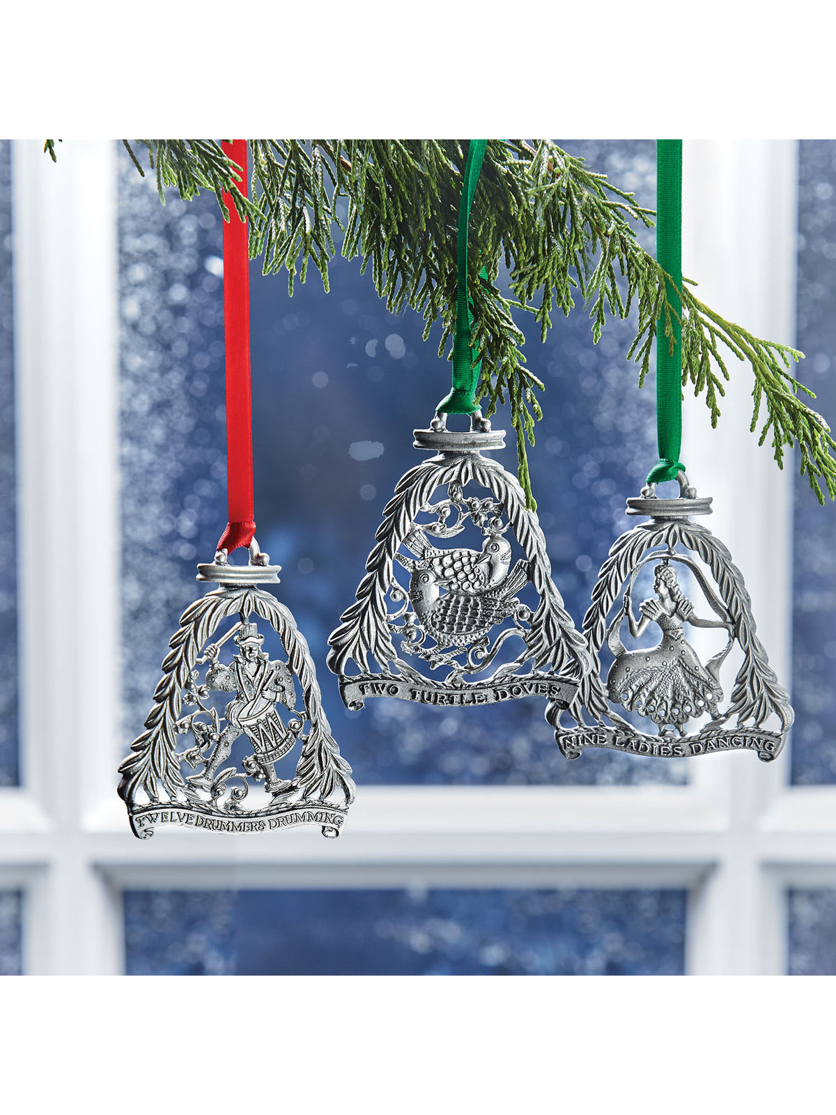 Cathedral Art 12 Days of Christmas Ornament Set One Size Multi