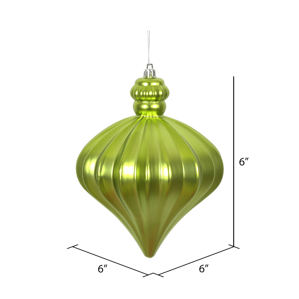 Vickerman 6" Periwinkle Matte Onion Drop 4/Bg