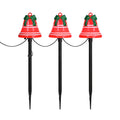 Mr. Christmas Blow Mold Pathway Bells with Lights and Sounds