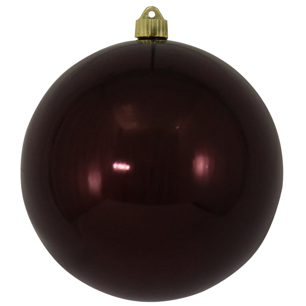 Christmas By Krebs Ornament, Large Commercial Grade Indoor and Outdoor Shatterproof Plastic, UV and Water Resistant Ball Ornament Decorations (Shiny Azure Blue, 12 inch (300mm))