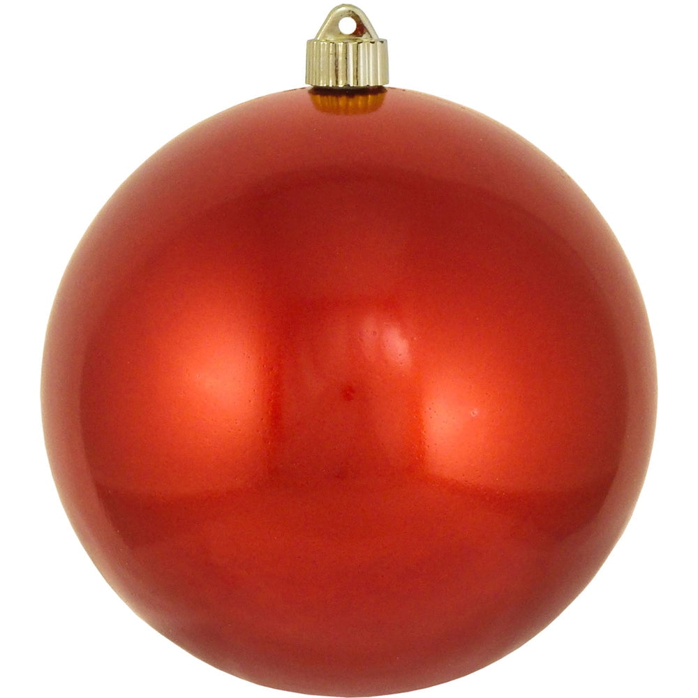 Christmas By Krebs Ornament, Large Commercial Grade Indoor and Outdoor Shatterproof Plastic, UV and Water Resistant Ball Ornament Decorations (Shiny Azure Blue, 12 inch (300mm))