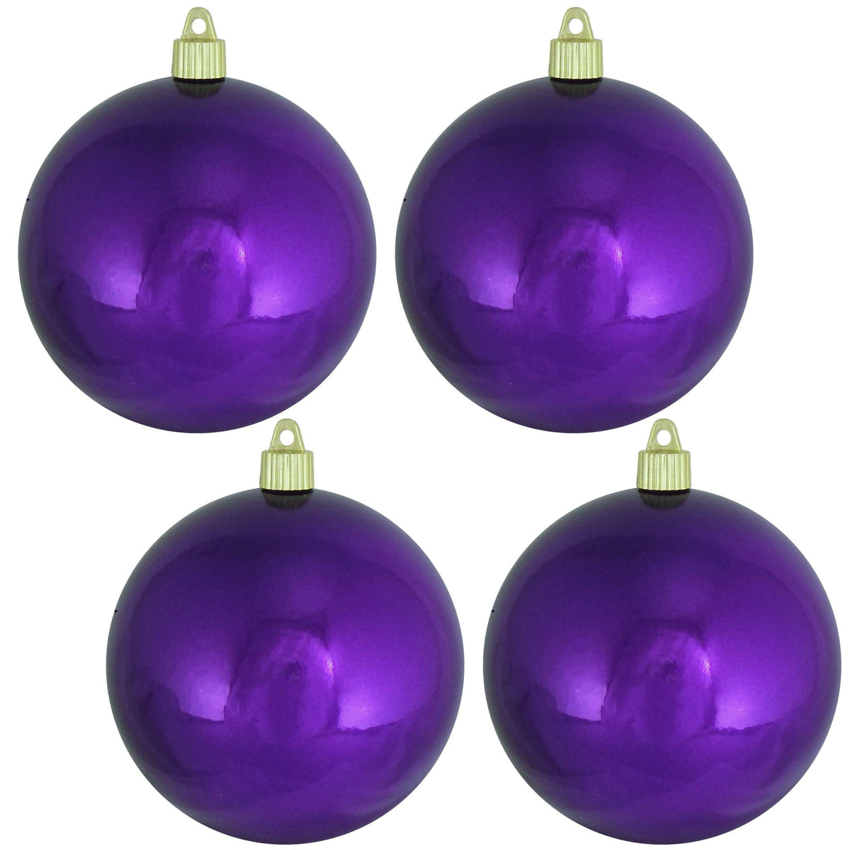 Christmas By Krebs Ornament, Large Commercial Grade Indoor and Outdoor Shatterproof Plastic, UV and Water Resistant Ball Ornament Decorations (Shiny Azure Blue, 12 inch (300mm))