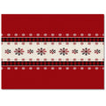 Christmas Snowflake Area Rug 5x7ft Red and Black Buffalo Plaid Non-Slip Washable Square Rugs Soft Felt Indoor Floor Mat for Bedroom Kitchen Living Room Bathroom