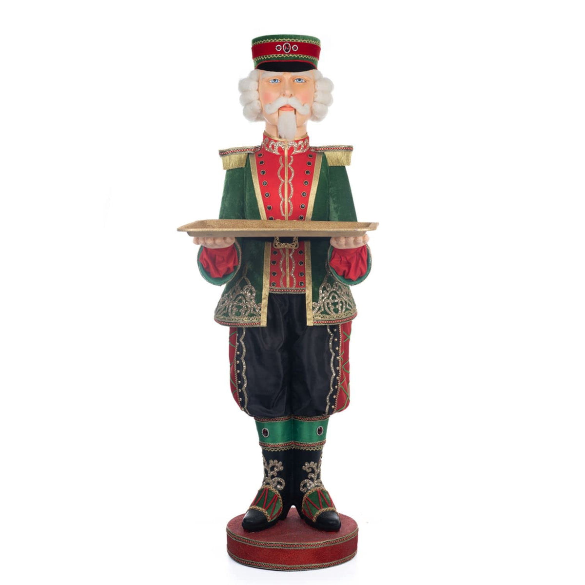 Katherine's Collection 2023 Christmas in The City Nutcracker Doorman Server 48in