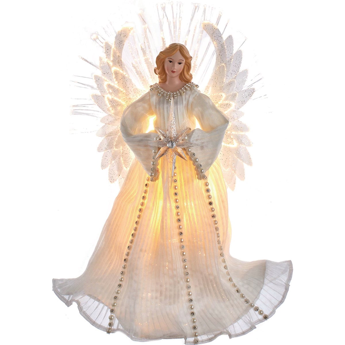 Kurt Adler Angel Tree Topper - Pack of 6