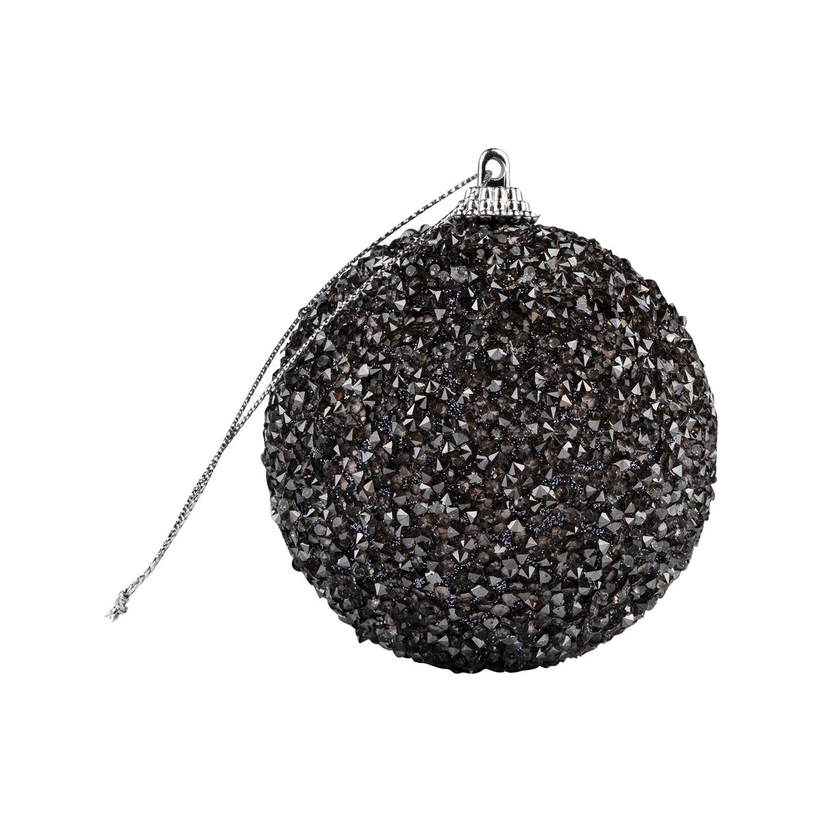 Luminous Tree Ornaments, Set of 6 - Charcoal