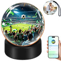 Memory Orb Video Player, K9 HD Screen,4GB Digital Frame, Rechargeable Crystal Ball Keepsake for Wedding, Anniversary, Pet Memorial & Valentine's Gift