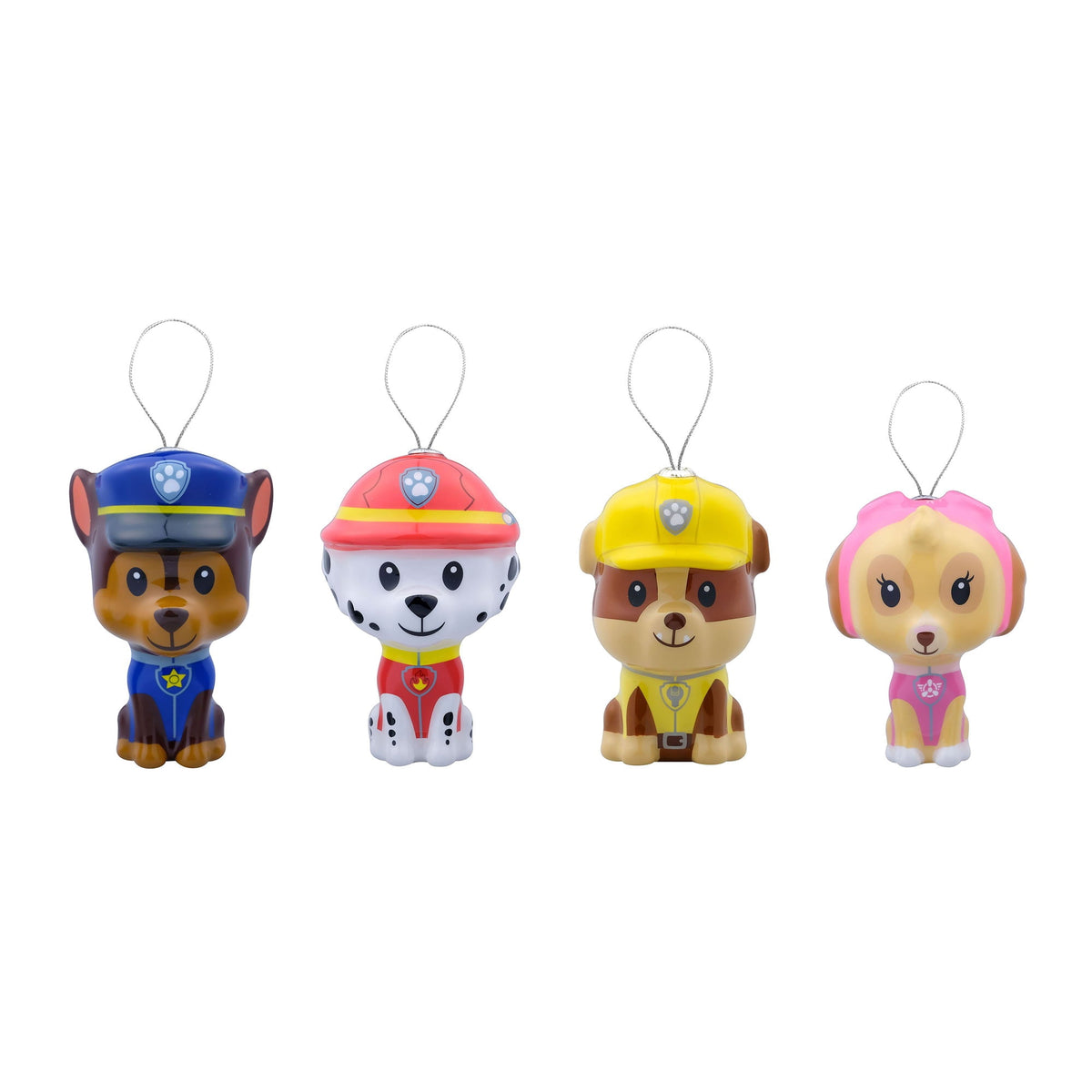 Paw Patrol Ornaments 4 pack