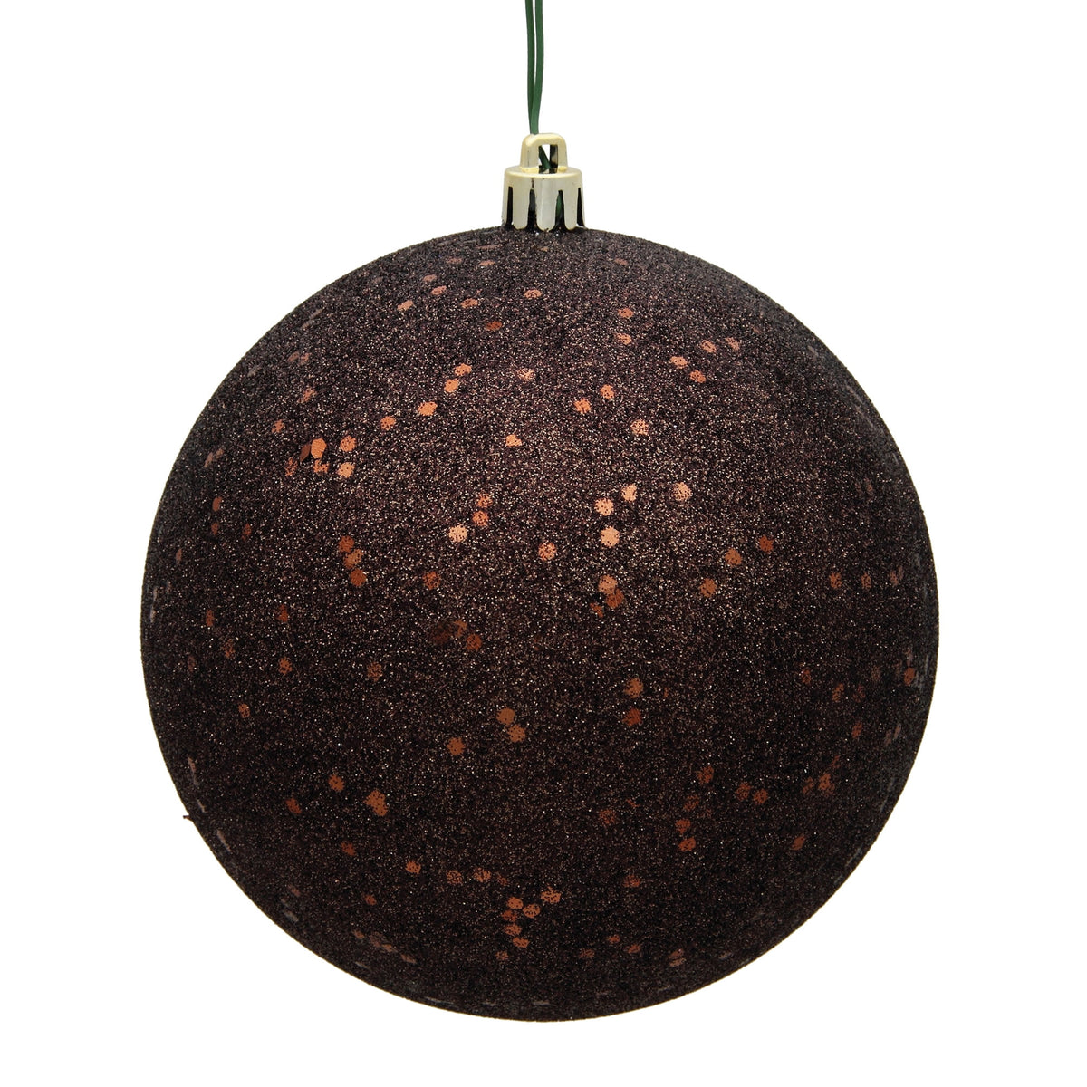 Vickerman 10" Sea Foam Candy Ball Ornament