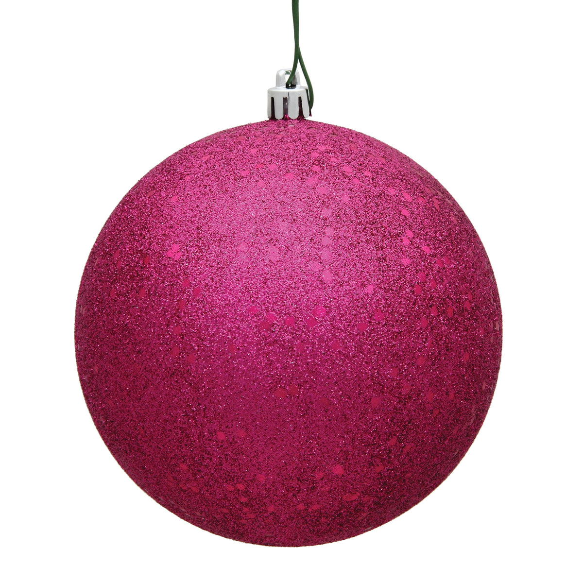 Vickerman 10" Sea Foam Candy Ball Ornament