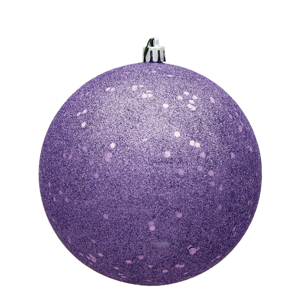 Vickerman 10" Sea Foam Candy Ball Ornament
