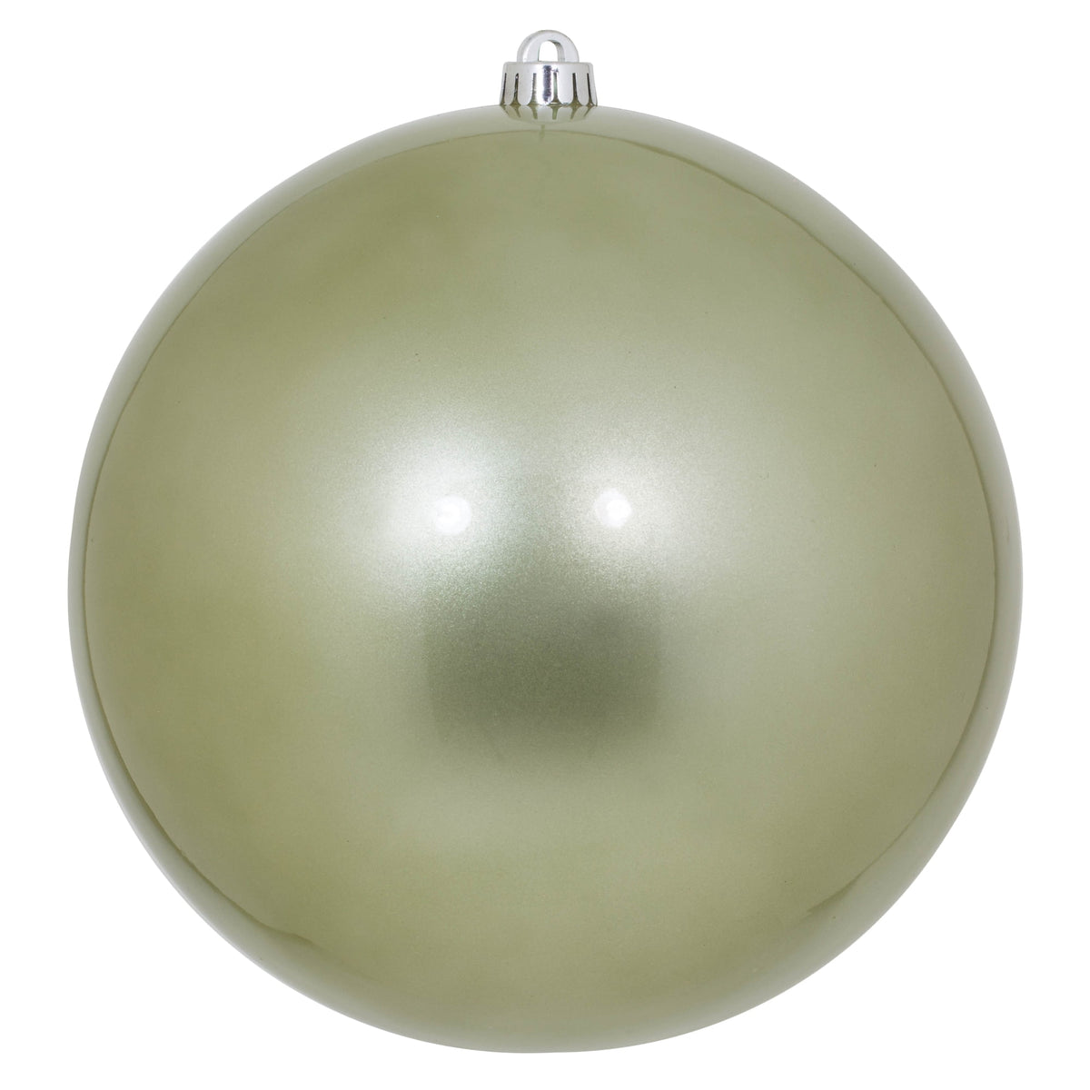 Vickerman 10" Sea Foam Candy Ball Ornament