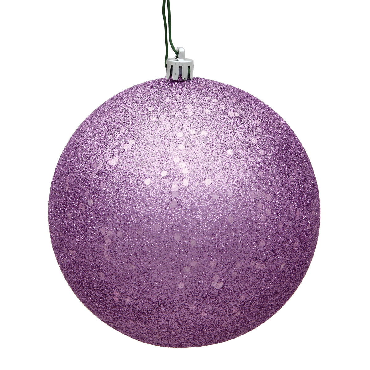 Vickerman 10" Sea Foam Candy Ball Ornament