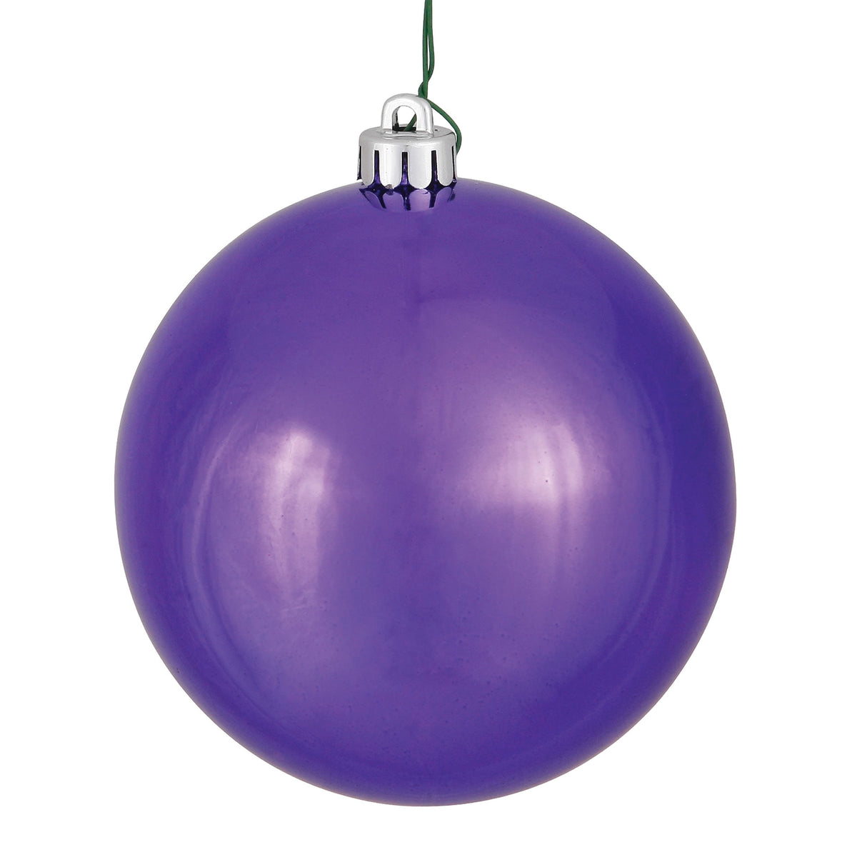 Vickerman 10" Sea Foam Candy Ball Ornament