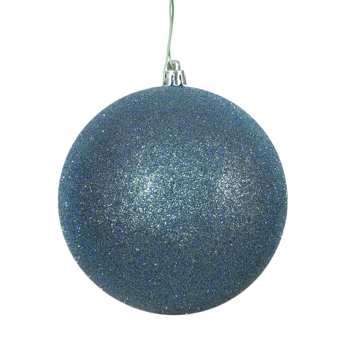 Vickerman 10" Sea Foam Candy Ball Ornament