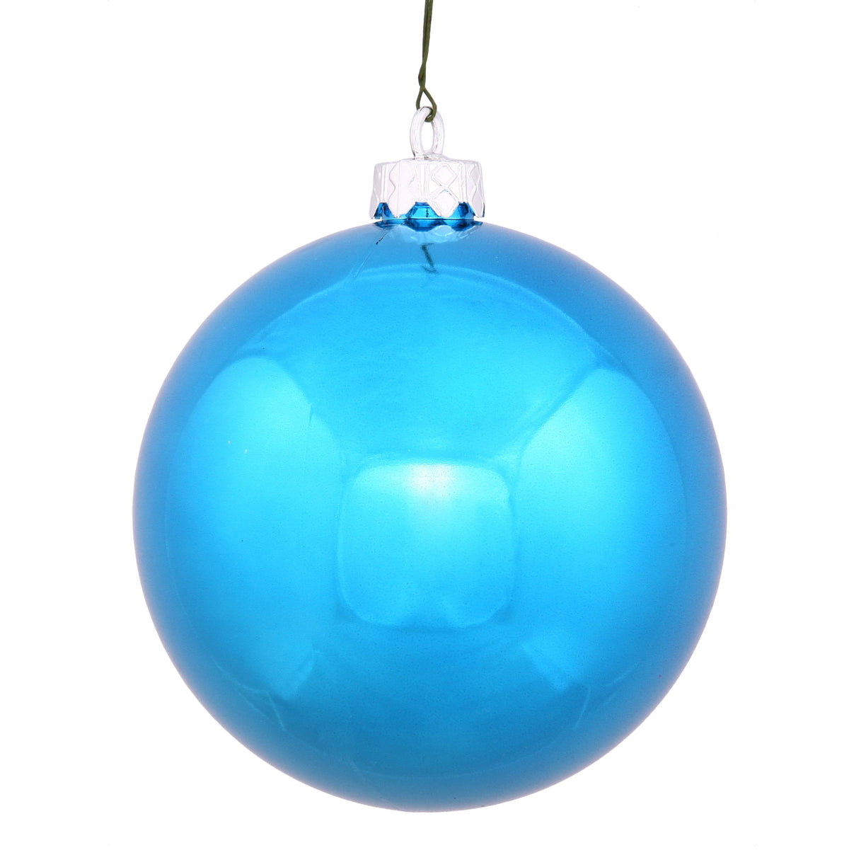 Vickerman 10" Sea Foam Candy Ball Ornament