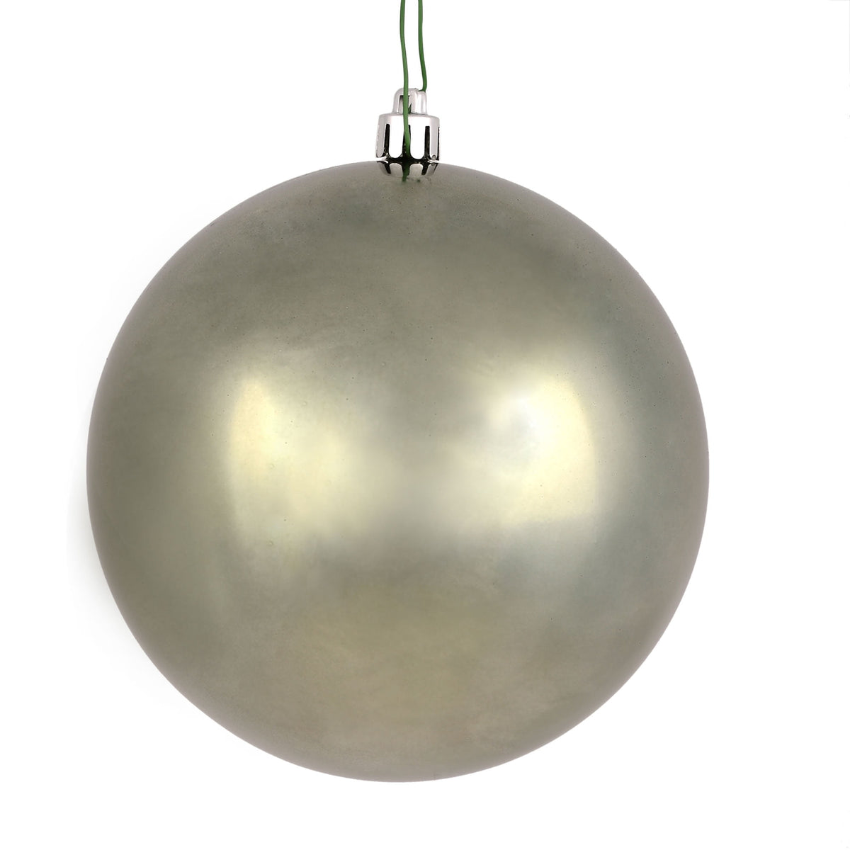 Vickerman 10" Sea Foam Candy Ball Ornament