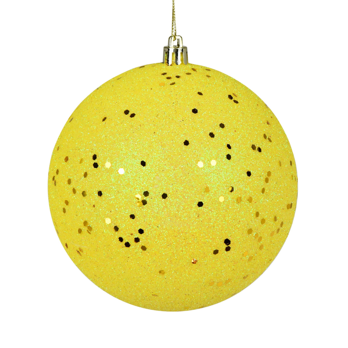 Vickerman 10" Sea Foam Candy Ball Ornament
