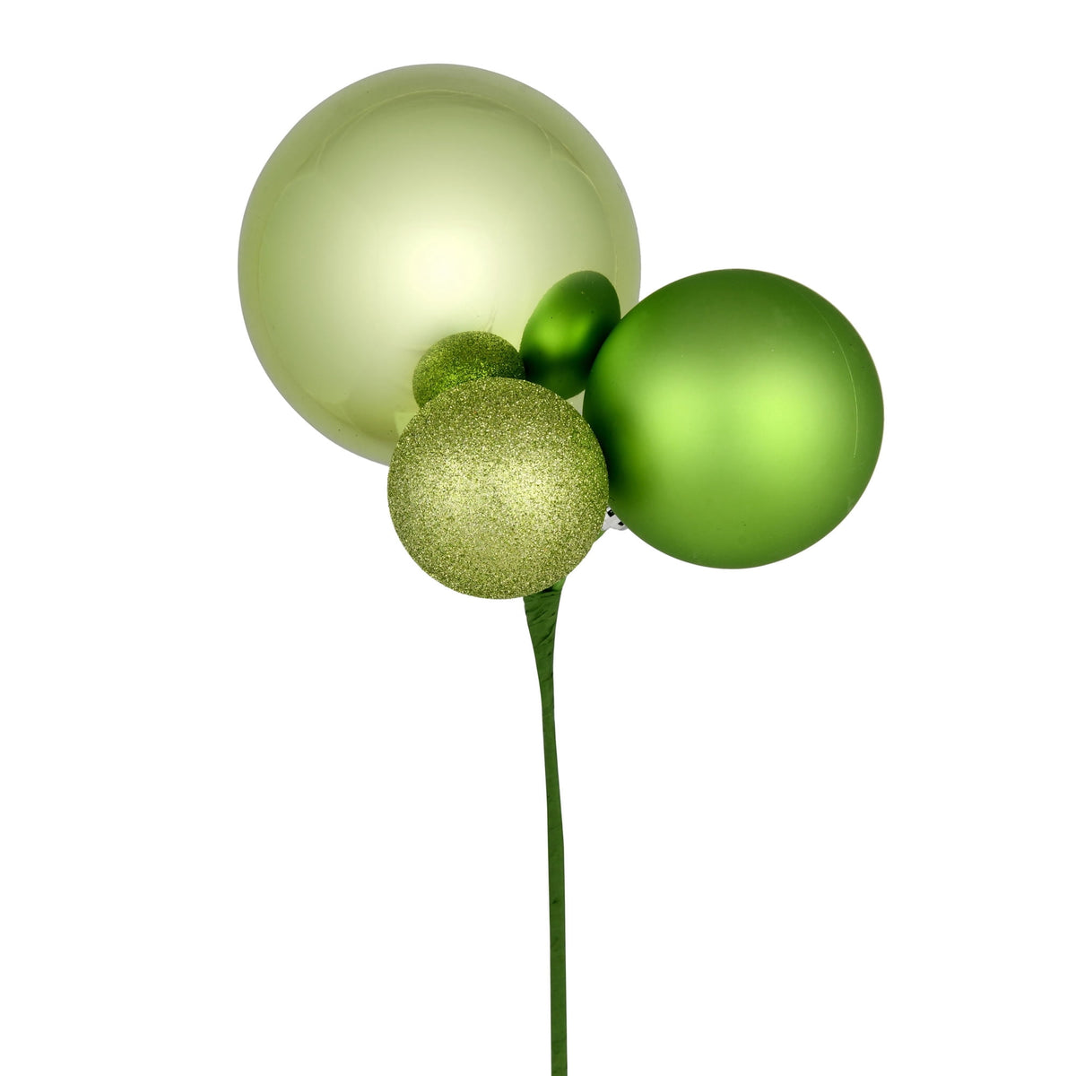 Vickerman 18" Honey Gold Orn Pick 3 per Bag. Features shiny, matte and glitter ornaments.