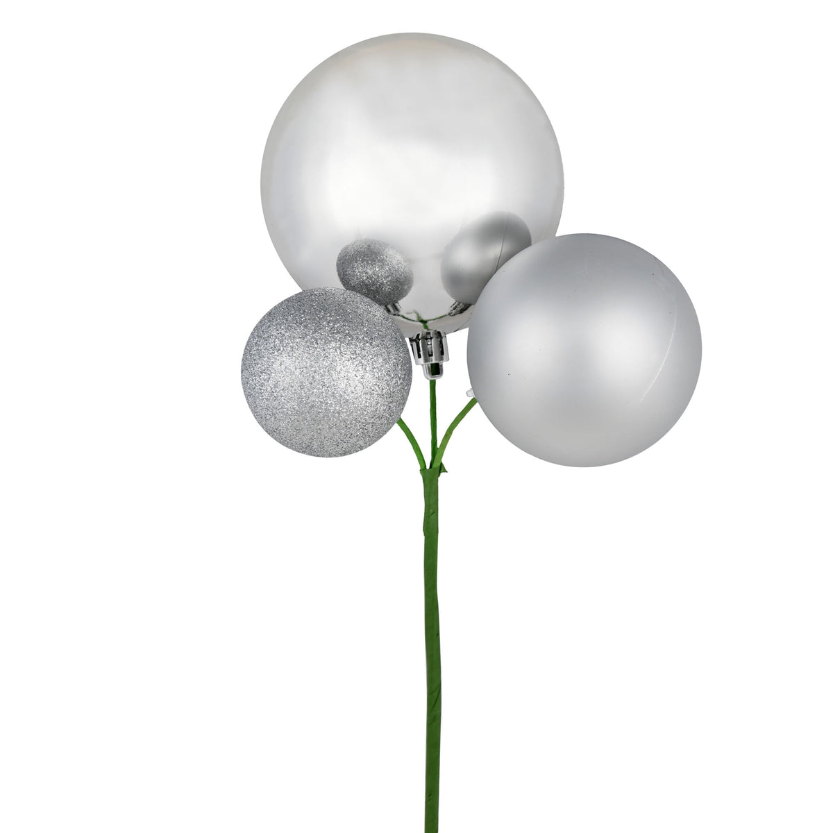 Vickerman 18" Honey Gold Orn Pick 3 per Bag. Features shiny, matte and glitter ornaments.