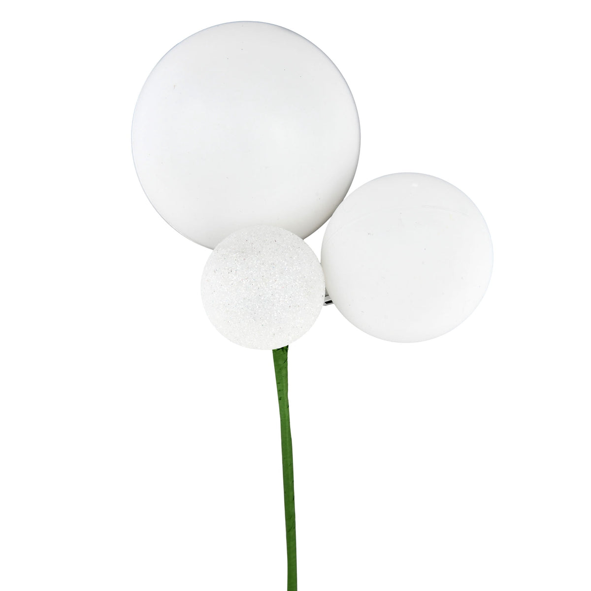 Vickerman 18" Honey Gold Orn Pick 3 per Bag. Features shiny, matte and glitter ornaments.